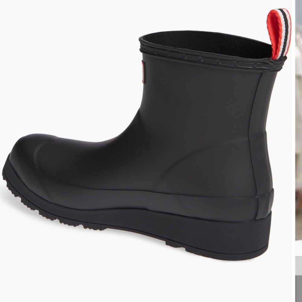 Hunter Original Play Waterproof Black Ankle Rain Boots - Picture 2 of 12